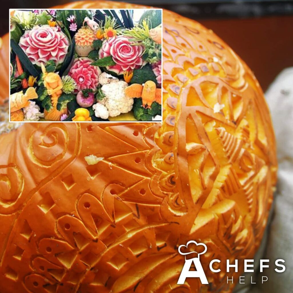 chinese fruit carving